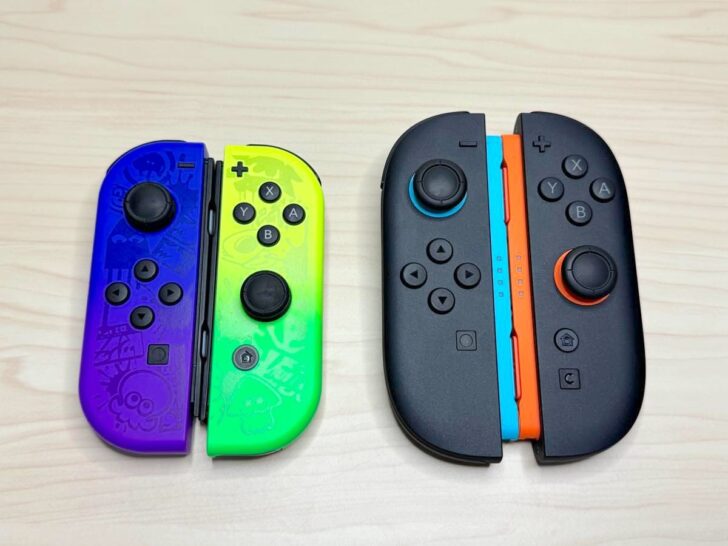 左:ジョイコン、右:ジョイコン2